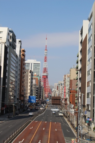 Tokyo Tower just down the street